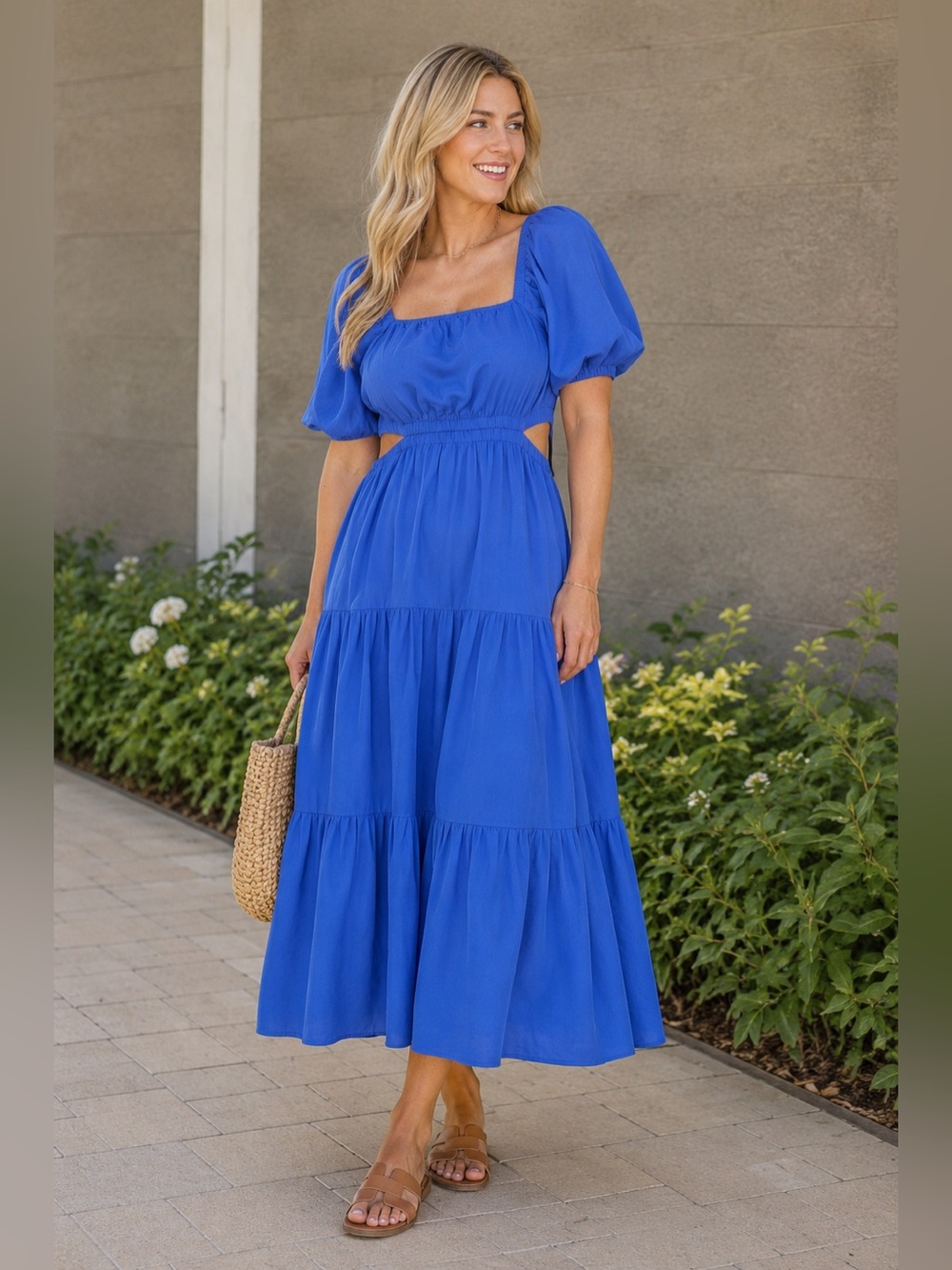 NWT THE DROP‎ ANAYA DAZZLING BLUE DRESS SIZE SMALL